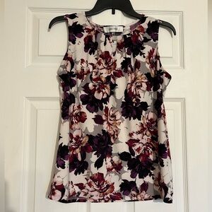 Jones Studio Floral Sleeveless Blouse